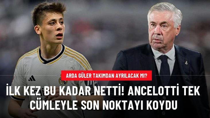 İlk kez bu kadar netti! Ancelotti tek cümleyle son noktayı koydu