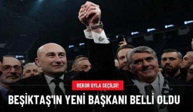 Beşiktaş’ın yeni başkanı belli oldu