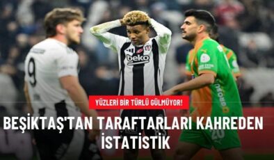 Beşiktaş’tan taraftarları kahreden istatistik