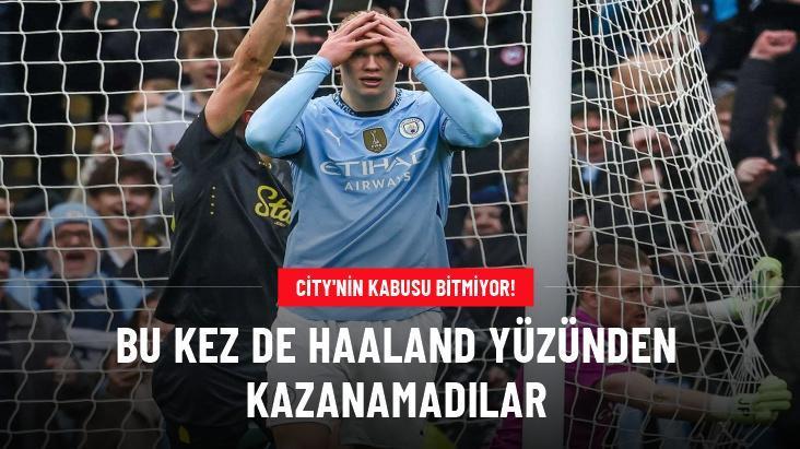 Bu kez de Haaland yüzünden kazanamadılar