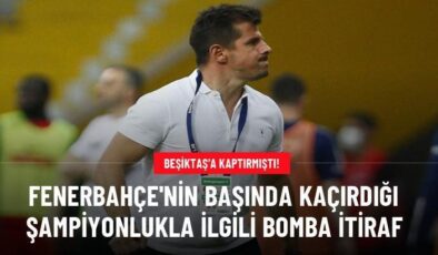 Fenerbahçe’nin başında kaçırdığı şampiyonlukla ilgili bomba itiraf