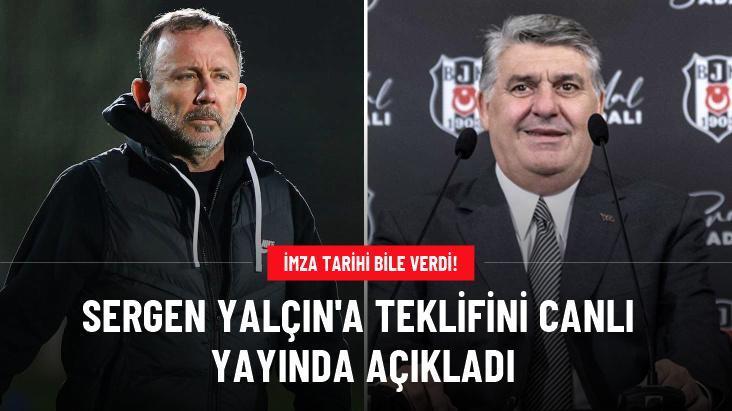 Sergen Yalçın’a teklifini canlı yayında açıkladı