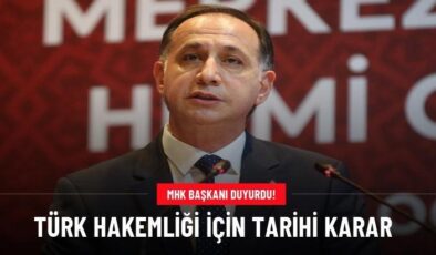 Türk hakemliği için tarihi karar