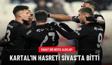 Kartal’ın hasreti Sivas’ta bitti