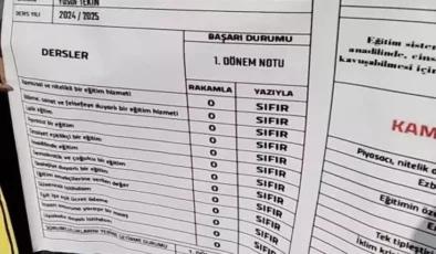 Eğitim-Sen Mersin Şubesi’nden Bakan Tekin’e ‘Karne’