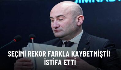 Seçimi rekor farkla kaybetmişti! İstifa etti