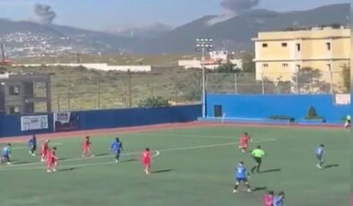 Saldırıya aldırış etmeden maça devam ettiler